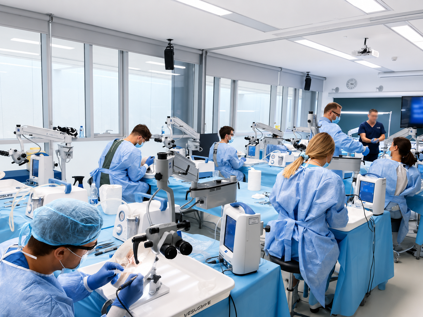 Curso práctico con microscopios quirúrgicos